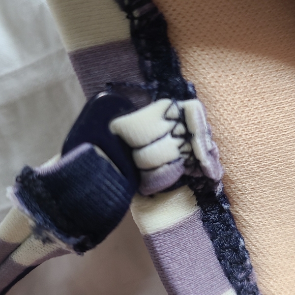 J Crew Blue Gingham Bandeau - Picture 4 of 8